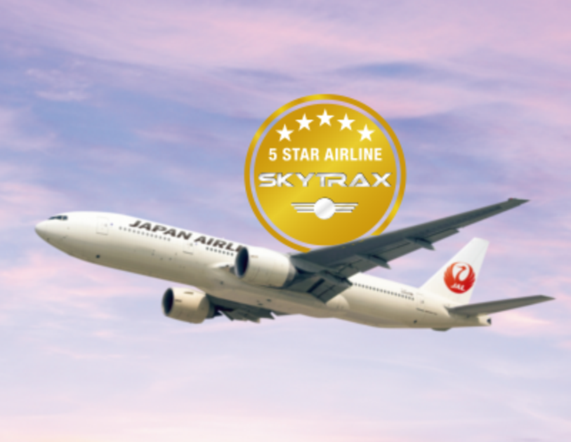 SkyTrax Winners 2018 Japan Airlines Certified 5 Stars and